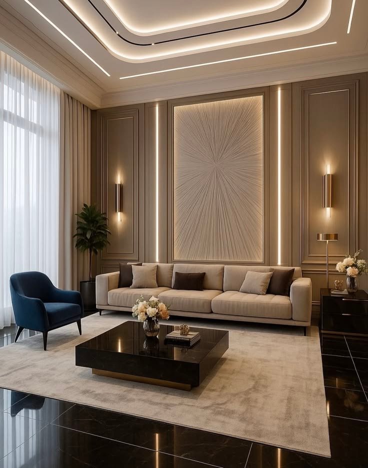 Living room interior design