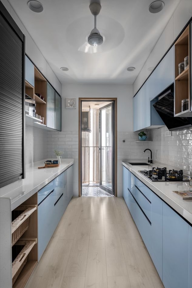 Parallel kitchen design Delhi