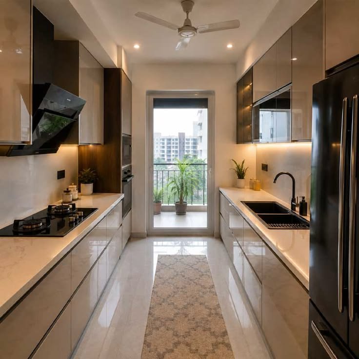 Parallel Modular Kitchen